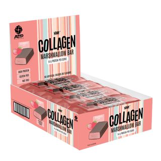 ATP Science Collagen Mallow Bar Strawberry 45G 12 Pack