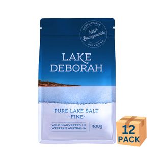 Lake Deborah Pure Lake Salt Fine 400g 12 Pack CTN