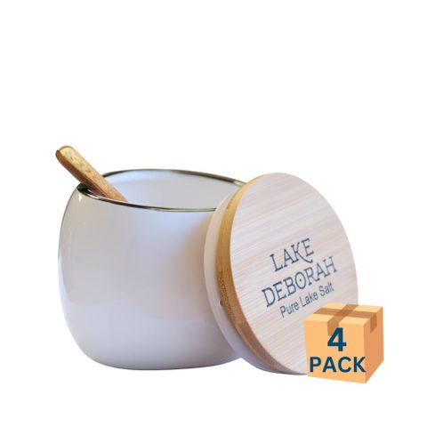 Lake Deborah Pure Lake Salt Cellar 200g 4 Pack CTN