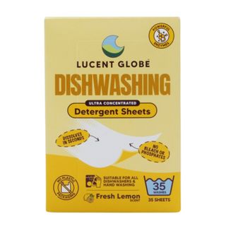 Lucent Globe Dishwashing Sheets Lemon 35s 5 Pack CTN
