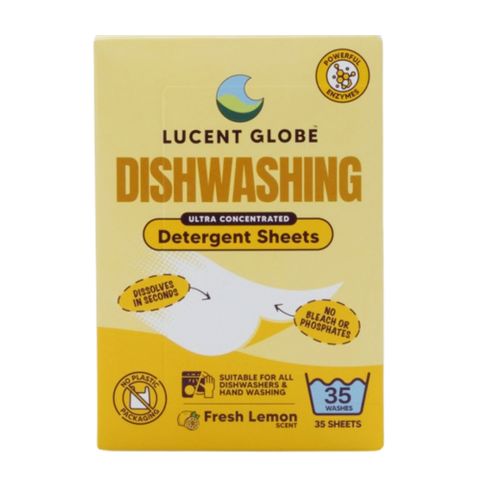 Lucent Globe Dishwashing Sheets Lemon 35s 5 Pack CTN