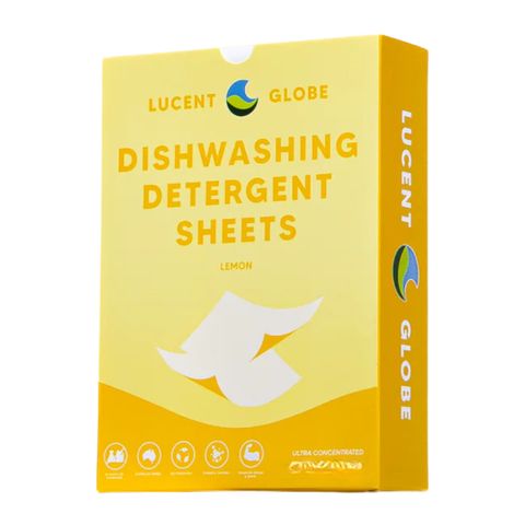Lucent Globe Dishwashing Sheets Lemon 35s 5 Pack CTN