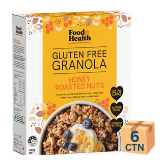 Food for Health GF Granola Honey Roasted Nuts 400g 6 Pack CTN