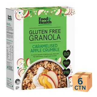 Food for Health GF Granola Apple Crumble 400g 6 Pack CTN