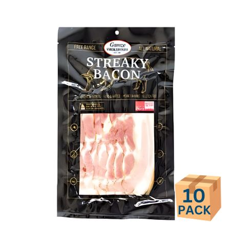 Gamze Streaky Bacon 150g 10 Pack CTN