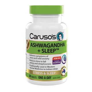 Carusos Natural Health Ashwagandha Sleep 30 Tablets