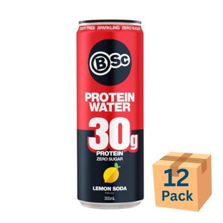 Body Science Protein Water Lemon Soda 355ml 12 Pack