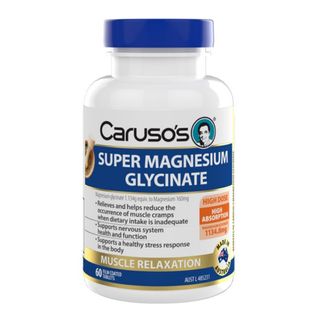 Carusos Natural Health Super Magnesium Glycinate 60T