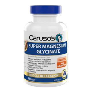 Carusos Natural Health Super Magnesium Glycinate 60T