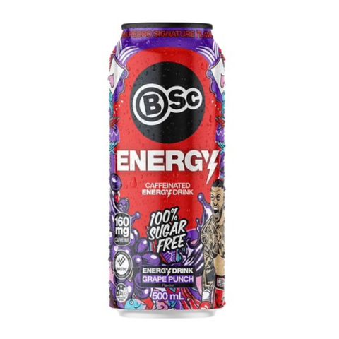 Body Science Energy Drink Grape 500ml 12 Pack