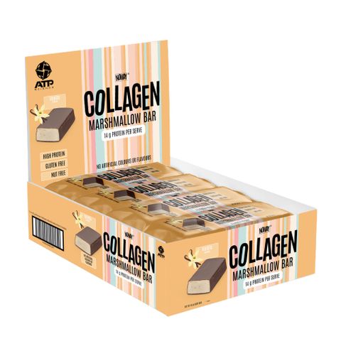 ATP Science Collagen Mallow Bar Vanilla 45G 12 Pack