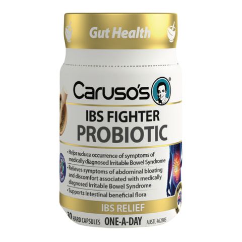 Carusos Natural Health IBS Fighter Probiotic 30 Capsules