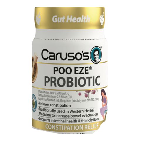 Carusos Natural Health Poo Eze Probiotic 60 Capsules