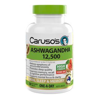 Carusos Natural Health Ashwagandha 12500 50T