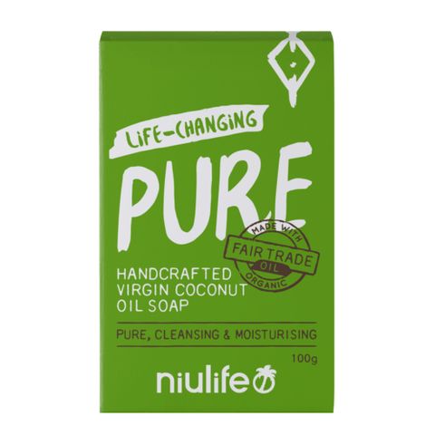 Niulife Coconut Oil Soap Pure 100g