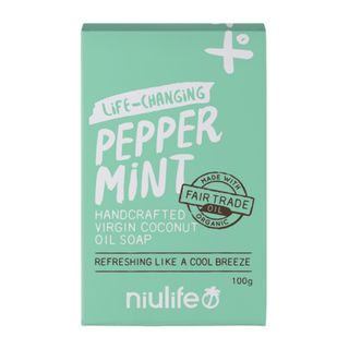 Niulife Coconut Oil Soap Peppermint 100g