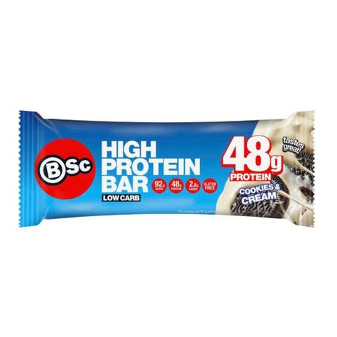 Body Science Big Protein Bar CookiesCream 92g 12 Pack