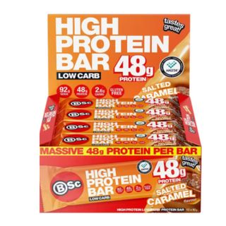 [] Body Science Big Protein Bar Salted Caramel 92g 12 Pack (Refrigerated)