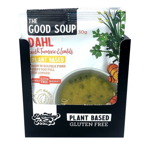 Plantasy Foods Plant Based Soup Dahl Turmeric 30g - 7 Sachets