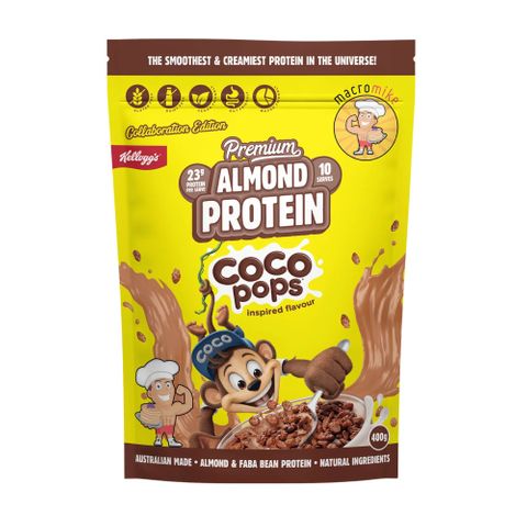 Macro Mike Kelloggs Coco Pops Almond Protein 400g