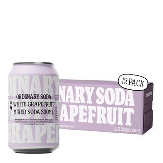 Ordinary Soda White Grapefruit 330ml 12 Pack