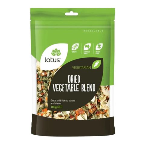 Lotus Dried Vegetable Blend 100g