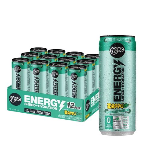 Body Science Zappo Shred RTD Watermelon 355ml 12 Pack Carton