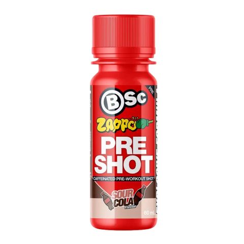 Body Science Zappo Pre Shot Cola 60ml 12 Pack Carton