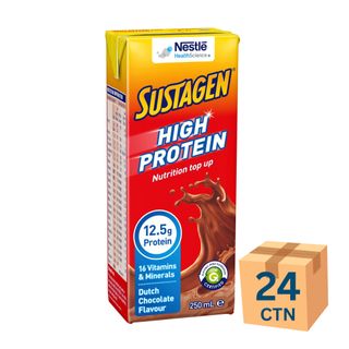 Sustagen Sustagen Liquid Dutch Chocolate 250ml 24 Pack Carton