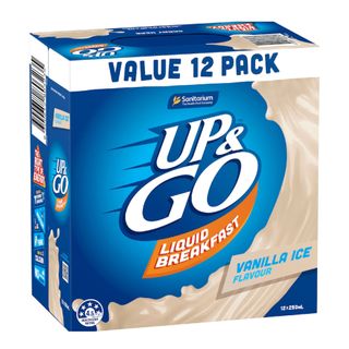 Sanitarium Liquid Breakfast Vanilla Ice 250ml 12 Pack Carton