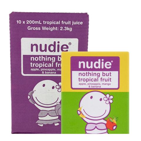 Nudie Nothing But Tropical Fruit 200ml 10 Pack Carton