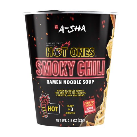 Hot Ones Cup Noodles Smokey Chili 72g 6 Pack Carton