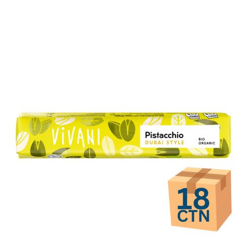 Vivani Organic Pistachio Chocolate 40G 18 Pack Carton