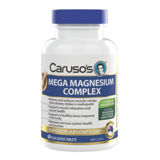 Carusos Natural Health Mega Magnesium Complex 60 Capsules