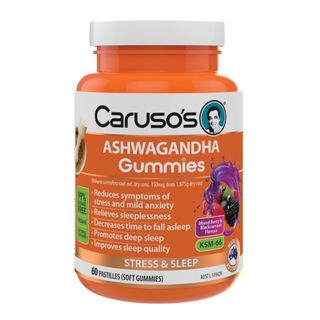 Carusos Natural Health Ashwagandha Gummies 60 Pastilles