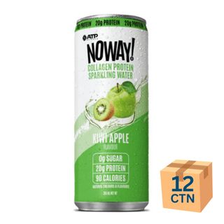 No Way Protein Water Kiwi Apple 355ml - 12 Pack Ctn