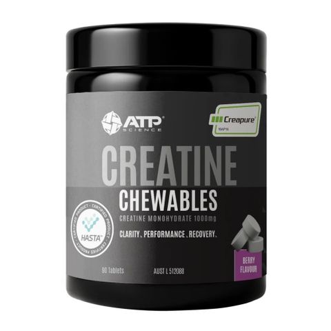 Atp Creatine Raspberry Chewables 90 Tabs - 90 T