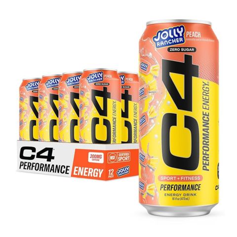 C4 Energy Jolly Rancher Peach 473ml - 12 Pack