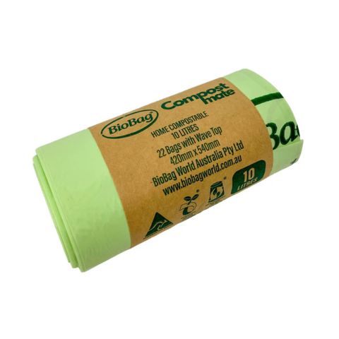 BioBag Compostable Bin Liners 10L (20 Pack)