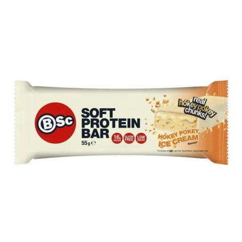 Body Science Soft Protein Bar Honeycomb Pokey Ice Cream 55g 12 Pack