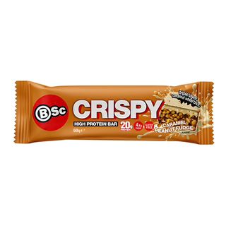Body Science Crispy Protein Bar Caramel Peanut 60g 12 Pack