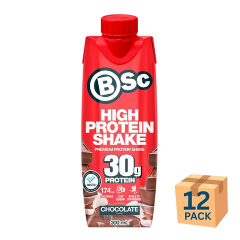 Body Science High Protein Shake Chocolate 300ml 12 Pack