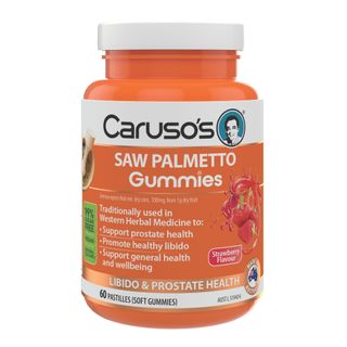 Carusos Natural Health Saw Palmetto Gummies 60 Pastilles