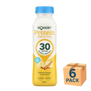 Rokeby Smoothie Banana Honey Cinnamon 425mL 6 Pack