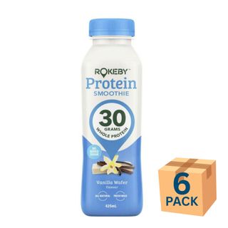 Rokeby Smoothie Vanilla Wafer No Added Sugar 425mL 6 Pack
