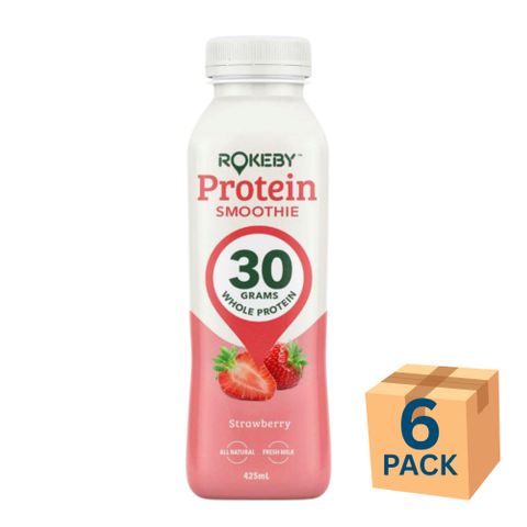 Rokeby Smoothie Strawberry 425mL 6 Pack
