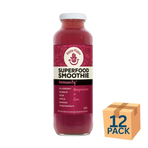 Happy Hippie Juice Smoothie Immunity 360ml 12 Pack Carton