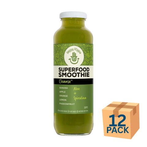 Happy Hippie Juice Smoothie Cleanse 360ml 12 Pack Carton