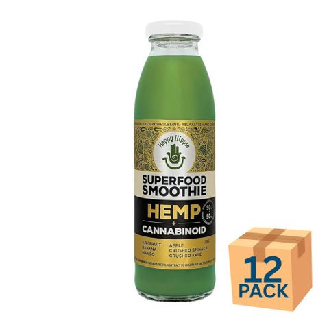 Happy Hippie Juice Smoothie HempCannabinoid 360ml 12 Pack Carton
