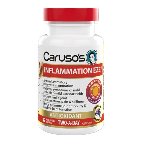 Carusos Natural Health Inflammation Eze 42 Capsules